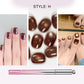 📢📢Compre 1 e ganhe 1 grátis!⏰Caneta de gel para unhas «Cat Eye» tudo-em-um – Obtenha um efeito «cat eye» hipnótico com uma única pincelada! Gel magnético, brilho duradouro, a magia do salão de beleza em casa. 🖤🌌