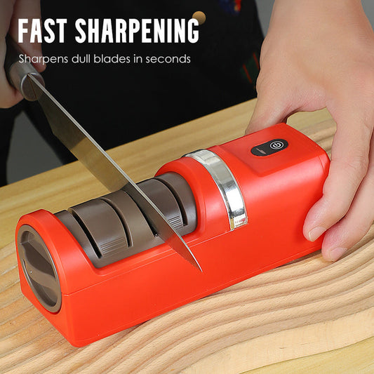 🔥 Promoção quente 50% de desconto 🔪Afiador automático de facas de cozinha✨