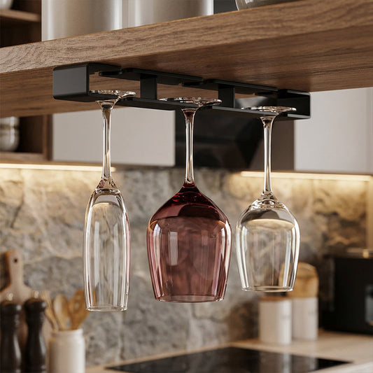 Suporte para taças de vinho suspenso