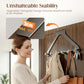 🚪✨ 6-Hook Over-the-Door Rack, No Drilling | Heavy-Duty Carbon Steel, Tool-Free Installation & Instant Space Saving