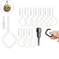 🛠️50% DE DESCONTO AGORA! 🔒 Conjunto de 20 ganchos quadrados com fecho de pressão – Fecho seguro, versáteis e resistentes para bonsais, luzes e decoração ✨