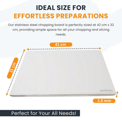 ⏰ Now only 50% off!🔥Stainless Steel Countertop Chopping Board