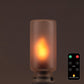Lâmpada ambiente USB com chama realista