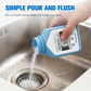 🚰50% OFF NOW! Powerful Drain & Pipe Clog Remover‑Safe Formula Pipe Maintenance Agent, Fast Dissolve Hair Grease Debris, Quick Odor Eliminator for Sink Bathtub Toilet Drains