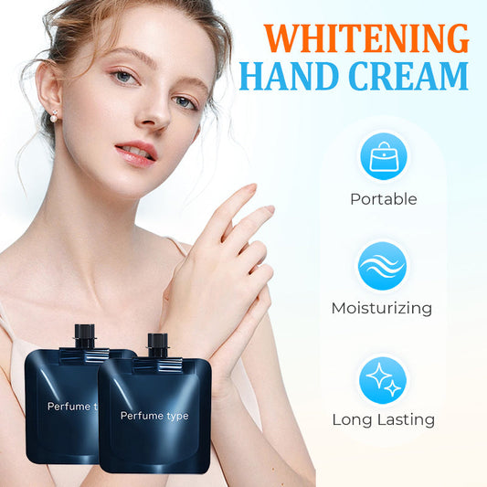 Creme hidratante e clareador para as mãos, de longa duração e fácil de transportar