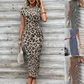 🥰Vestido elegante com cintura com laço para mulher