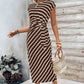 🥰Vestido elegante com cintura com laço para mulher