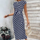 🥰Vestido elegante com cintura com laço para mulher