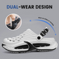 ⏳Promoção por tempo limitado⏰Dois estilos num só calçado + secagem instantânea e antiderrapante! Chegaram as sandálias de EVA mais elegantes deste verão 👟✨