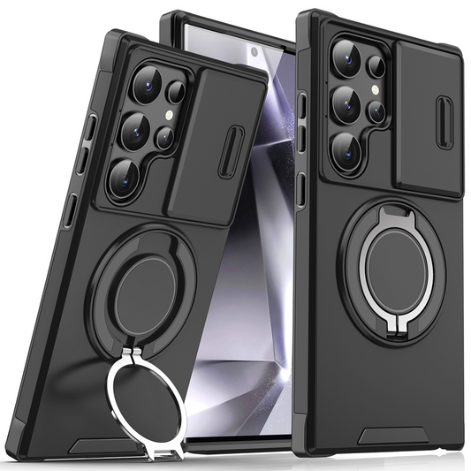 🥳PROMOÇÃO QUENTE 2026🥳💞Mais de 50 mil unidades vendidas!🎬🔥 50% DE DESCONTO! Capa magnética 3 em 1 para Samsung – Suporte Snap & Go + Proteção elevada para a câmara + Proteção total. A sua proteção diária tudo-em-um. 🛡️🧲