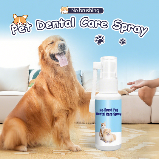 Spray dental sem escova para animais de estimação