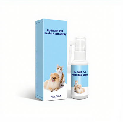 Spray dental sem escova para animais de estimação