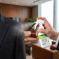 Spray desodorizante com múltiplas ações