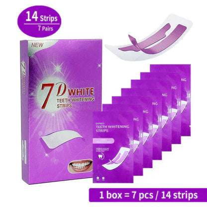💜Tiras branqueadoras seguras e eficazes. Ilumine suavemente o seu sorriso para ganhar confiança no dia a dia. Não perca esta oportunidade! 🌸💎