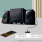 Adaptador de áudio Bluetooth estéreo Hi-Fi com saída AUX/RCA