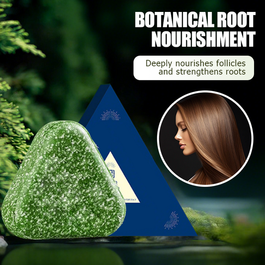 Champô sólido natural para fortalecer o cabelo