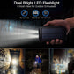 ⚡Portable Solar Power Bank, Solar Powered Charger with Dual LED Flashlights, Power Bank for Travel, Camping