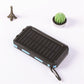 ⚡Portable Solar Power Bank, Solar Powered Charger with Dual LED Flashlights, Power Bank for Travel, Camping
