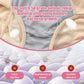 Cuecas femininas de cintura alta à prova de fugas para a menstruação
