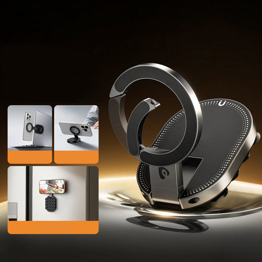 🔥Oferta por tempo limitado - Suporte multifunções magnético e com ventosa para telemóvel