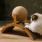 💖50% DESCONTO!🐱Bola arranhadora de sisal natural para gatos com almofada de cartão✨