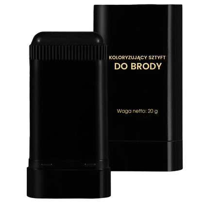 Męski Sztyft Koloryzujący do Brody – Natychmiastowe Pokrycie Siwizny