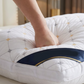 Almofada ergonómica para apoio do pescoço com enchimento de recuperação rápida