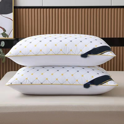Almofada ergonómica para apoio do pescoço com enchimento de recuperação rápida