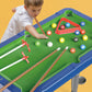 Conjunto compacto de mesa de jogos portátil 6 em 1