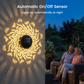☀️ Lâmpada solar Mandala para jardim e terraço – Lâmpada de chão e aplique de parede 2 em 1 – Decoração ornamental com efeito vintage – À prova de ferrugem e duradoura