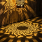 ☀️ Luminária Mandala Solar para Jardim e Pátio – Candeeiro de pé e aplique 2 em 1 – Decoração luminosa ornamental com efeito vintage – Resistente à ferrugem e durável