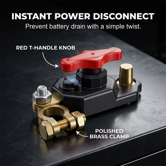 Interruptor rotativo universal de desconexão da bateria