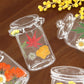 Marcadores de livros transparentes com flores secas DIY