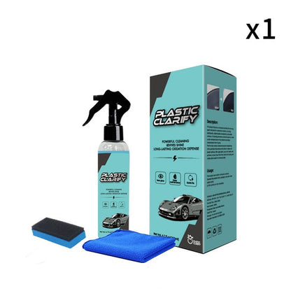 🔥🔥Spray restaurador de plástico automóvel multifuncional e eficiente