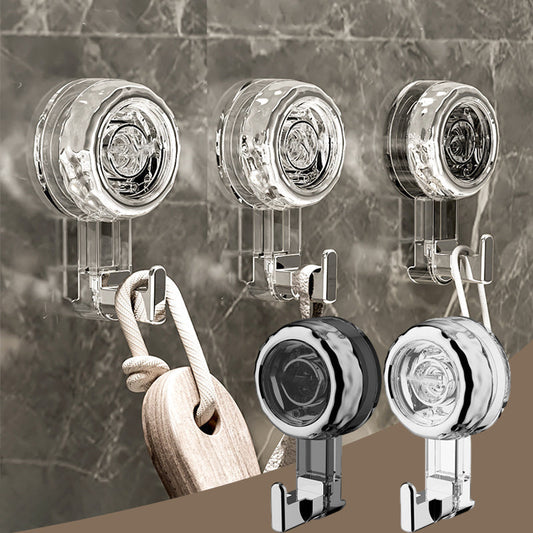 🔥 Oferta a Metade do Preço! ✨ Gancho Giratório com Ventosa a Vácuo (Sem Furar) — Sucção potente, sem furos nem resíduos de adesivo, design resistente a salpicos.