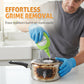 Produto para remover sujidade e resíduos do fundo das panelas