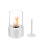 🔥 50% DE DESCONTO! 🏠 Lareira de mesa em vidro e metal – Portátil, sem fumo, para interior e exterior, com queimador a etanol e um toque decorativo acolhedor para a sua casa ✨