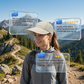 🧢  Chapéu de sol de aba larga para mulher – Proteção UV, tecido de secagem rápida e conforto respirável 🌊
