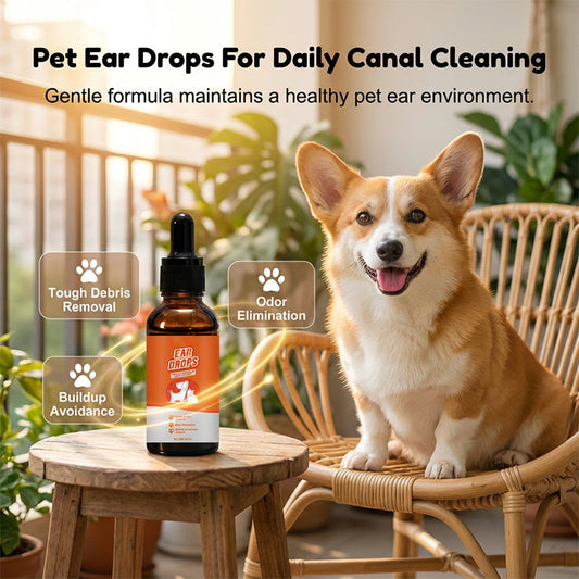 🐶🐱Gotas naturais para cães e gatos para comichão e acúmulo de cera🌿