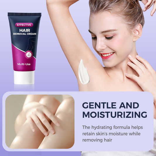 💧 Creme depilatório suave e eficaz para múltiplas utilizações💗Obtenha uma pele suave e bonita sem esforço