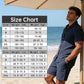 Conjunto de roupa de praia com riscas verticais para homem