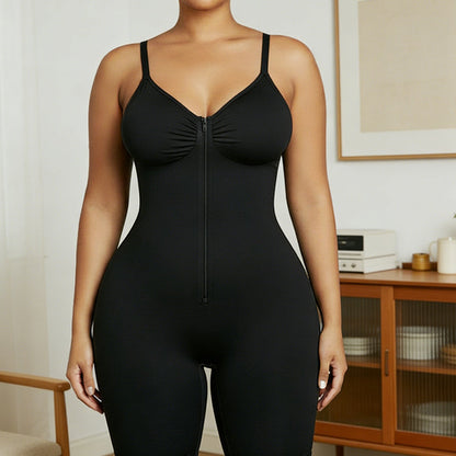 Faja modeladora de corpo inteiro com elevador de glúteos