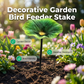 📢📢35% DE DESCONTO!!!⏰Alimentador de pássaros com estaca para flores de jardim colorido