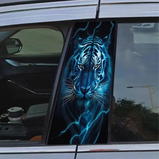 50% DE DESCONTO AGORA! ✨ Conjunto de autocolantes decorativos para o pilar B do carro – Alto brilho, resistentes a riscos e perfeitos para uma renovação com estilo 💎