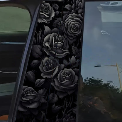 50% DE DESCONTO AGORA! ✨ Conjunto de autocolantes decorativos para o pilar B do carro – Alto brilho, resistentes a riscos e perfeitos para uma renovação com estilo 💎