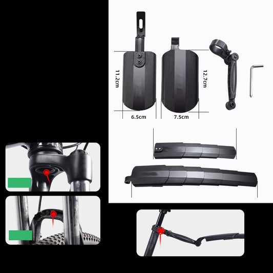 🚲 49% DE DESCONTO AGORA! ⚡ Conjunto de guarda-lamas retráteis e ajustáveis para bicicleta – Compatibilidade universal, design robusto e à prova de salpicos 💨