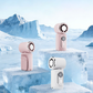 Ventilador portátil com clipe e ecrã LED