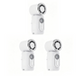 Ventilador portátil com clipe e ecrã LED
