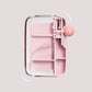Dispensador automático de fio dental com mecanismo de abertura automática