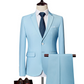 ✨👔60% de desconto + envio gratuito🔥Conjunto de fato de negócios de corte moderno, 2 peças, para homem
